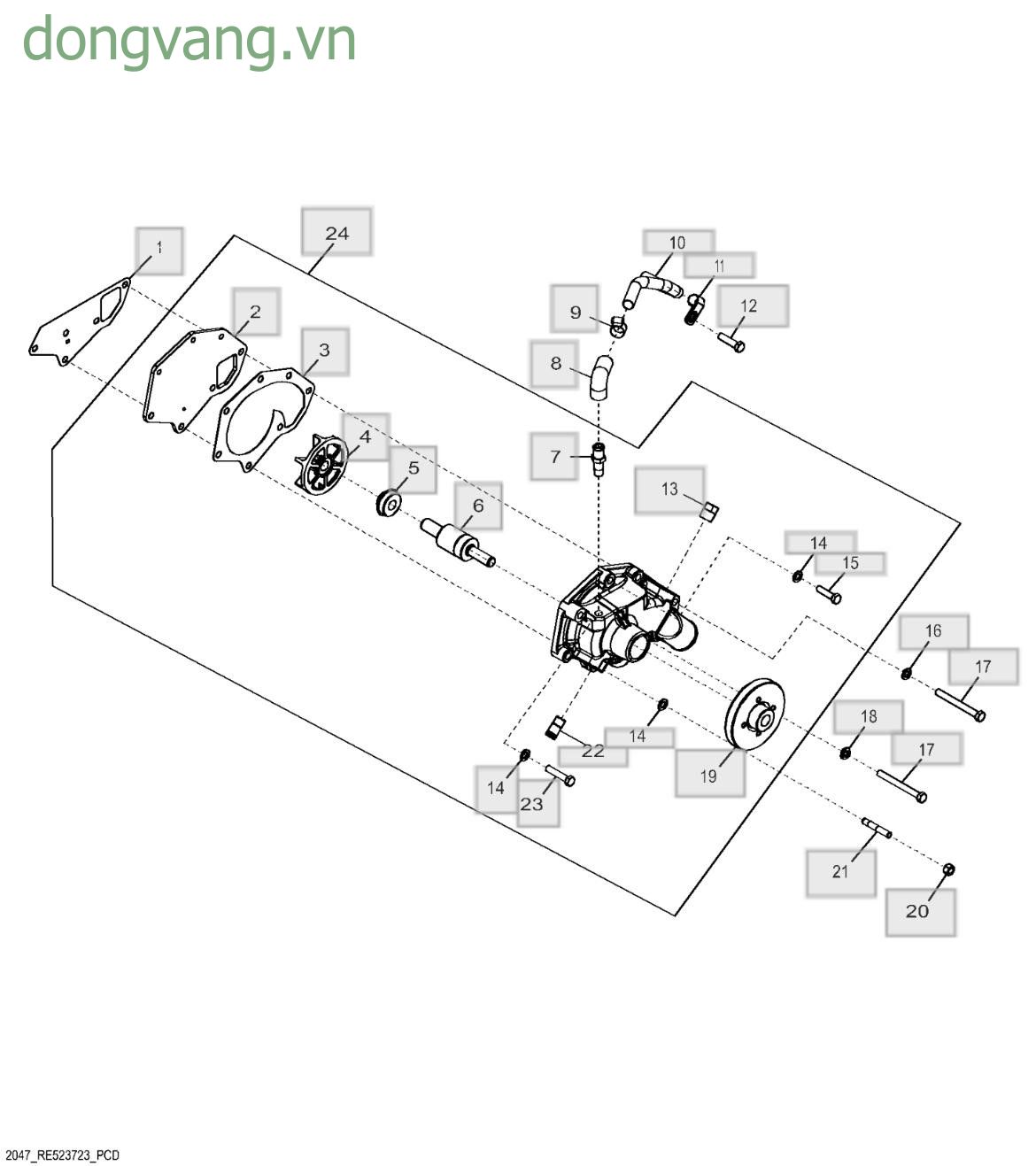 2047 Water Pump - ST465190